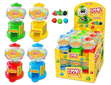 Жевательная резинка Конфитой Gummy Fruit автомат, 30г