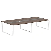 Конференц стол EVCT 3116 Дуб Денвер темный/Белый 3126х1606х750 EDIS