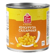 Fine Life Кукуруза сахарная, 340г