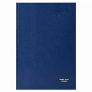 Книга учета 96 л., клетка, твердая, бумвинил, блок офсет, А4 200х290 мм, ОФИСМАГ, 130177