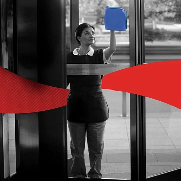 Салфетка протирочная Kimberly-Clark WypAll 8395, микрофибра, синяя