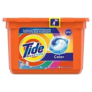 Капсулы для стирки белья 15 шт. по 24,8 г TIDE (Тайд) 'Color', 8001090758279