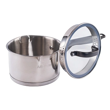 Ковш Attribute Davinci с крышкой 1.75л, 16см