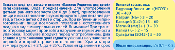 Вода детская Калинов Родничок питьевая с рождения, 2л