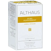 Чай ALTHAUS 'Pure Peppermint' травяной, 20 пакетиков в конвертах по 1,75 г, ГЕРМАНИЯ, TALTHB-DP0037