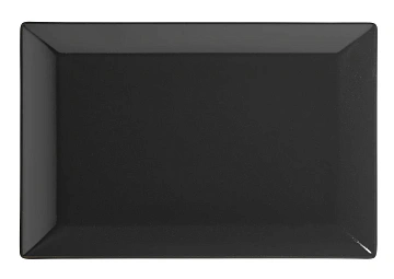 Блюдо Metro Professional Macario 30х20см, черное, 6шт/уп