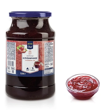 Варенье Metro Chef Клубничное, домашнее, 1.2кг