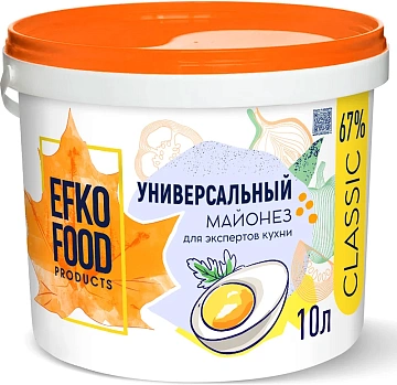 Майонез Efko Food Professional Провансаль 67%, 10л