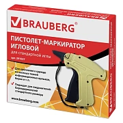 Пистолет-маркиратор игловой, стандартная игла, BRAUBERG, 291037