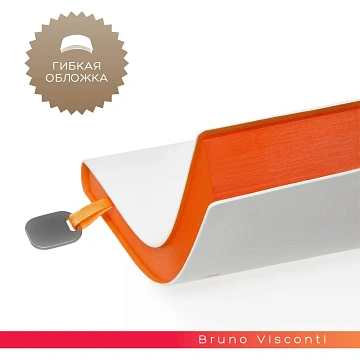 Ежедневник недатированный А5 Mercury белый 272 стр. 3-435/14