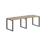 Стол 2-х местный EQWST 2380 Дуб Денвер светлый/Мокко 2326х800х750 EDIS