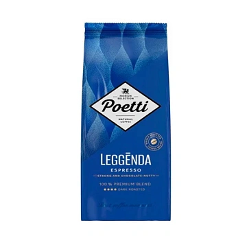 Кофе в зернах POETTI 'Leggenda Espresso' 1 кг, 18004