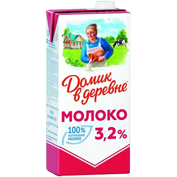Молоко Домик в Деревне 3,2% 950г