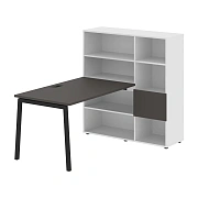 Рабочая станция ELWST 1213 Мокко/Черный 1790х1250х1355 EDIS