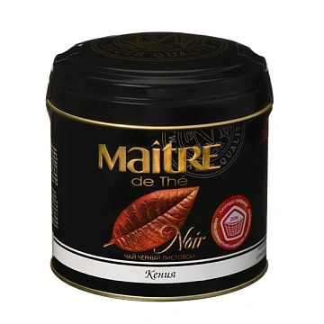 Чай Maitre Кения черный, листовой, 100г, ж/б