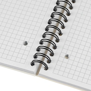 Бизнес-тетрадь 100л,кл,А4,LightBook,спираль,обл.синий,блок белый 70г/м