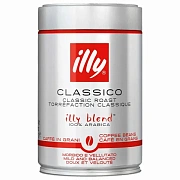 Кофе в зернах ILLY 'Classico' ИТАЛИЯ, 250 г, в жестяной банке, арабика 100%, ИТАЛИЯ, 52
