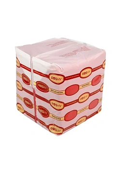 Салфетки сервировочные Roshy 33х33см, красные, 2 слоя, 200шт