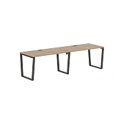 Стол 2-х местный EVWST 2780 Дуб Денвер светлый/Мокко 2726х800х750 EDIS