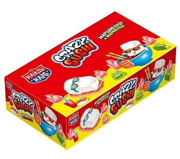 Мармелад Канди клаб Crazy Sushi с маршмеллоу, 15г