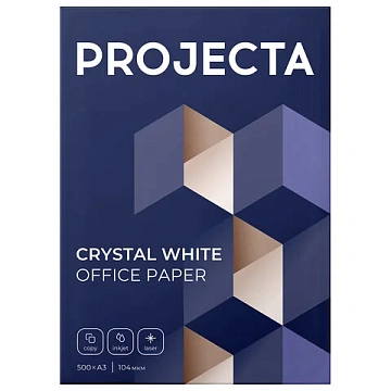 Бумага офисная БОЛЬШОГО ФОРМАТА (297х420), А3, 80 г/м2, 500 л., марка В, PROJECTA SPECIAL, Россия, 1