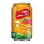 Сок Vinut 100% Манго, 330мл, ж/б