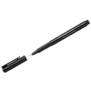 Ручка капиллярная Faber-Castell 'Pitt Artist Pen Fineliner S' цвет 199 черный, S=0,3мм, игольчатый п