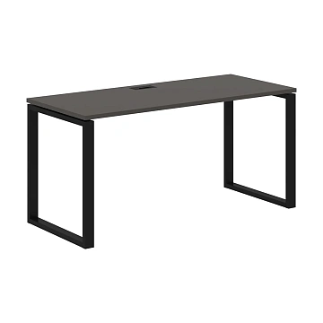 Стол прямой EQST 1567 Мокко/Черный 1560х670х750 EDIS