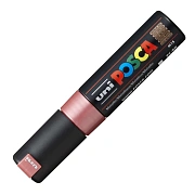 Маркер акриловый Uni Posca PC-8K красный металлик, до 8.0 мм, наконечник скошенный