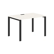 Стол прямой EUST 1180 Ясень Траун/Черный 1160х800х750 EDIS