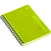 Записная книжка А6 60л. на гребне BG 'Neotone', желтый, фактурное тиснение, блок 80г/м2