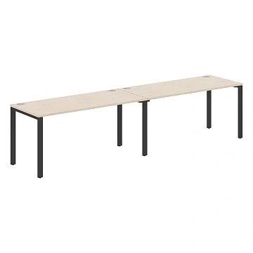 Стол 2-х местный XS6WST 3270 Бук Тиара/Антрацит 3200х700х750 XTEN-S60