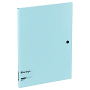 Папка на кнопке Berlingo 'Instinct' А4, пластик, 600мкм, аквамарин