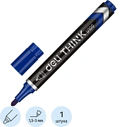 Маркер перманентный Think, круглый наконечник, толщ.лин 1,5(1,8) мм, синий