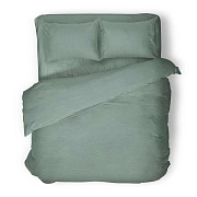 Наволочка Verossa Melange Emerald, 70 х 70см