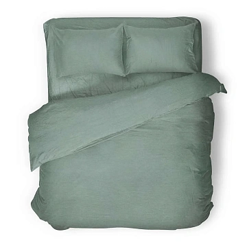 Наволочка Verossa Melange Emerald, 70 х 70см