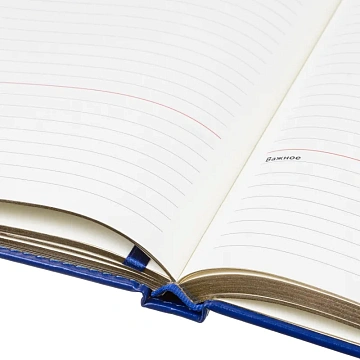 Ежедневник недатированный ATTACHE Gold А4, 160л, синий