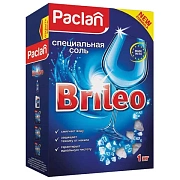 Соль для смягчения воды и удаления накипи в посудомоечных машинах 1 кг PACLAN Brileo, 419153