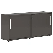 Шкаф низкий с дверьми купе ELC 1643 Мокко/Белый/Мокко 1606х430х750 EDIS