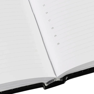 Ежедневник недатированный черн, А6, 100x150, 320стр, Agenda
