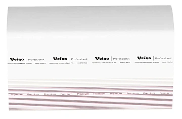 Бумажные полотенца Veiro Professional Premium KZ312, листовые, белые, Z укладка, 200шт, 2 слоя, растворимые