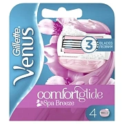 Кассета для бритвенного станка Gillette Venus Spa breeze, 4шт