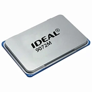 Штемпельная подушка TRODAT IDEAL 9072Мс, 110х70 мм, металлический корпус, синяя, 190089