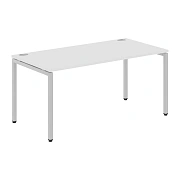 Стол прямой XSST 168 Белый/Алюминий 1600х800х750 XTEN-S