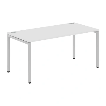 Стол прямой XSST 168 Белый/Алюминий 1600х800х750 XTEN-S