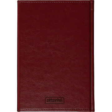 Ежедневник недатированный бордо, А5,143х210мм,180л,ATTACHE MAGNET