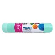 Мешки для мусора Fun Clean Суперпрочные 35л, мятные, с ручками, 15шт/уп