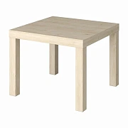 Стол журнальный 'Лайк' аналог IKEA (550х550х440 мм), дуб светлый