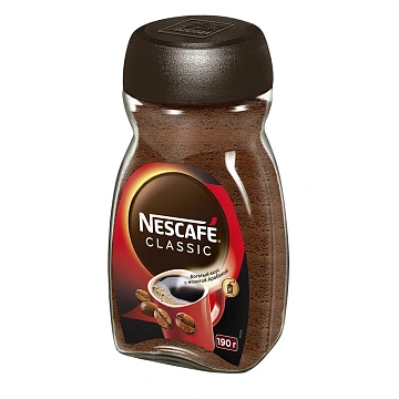 Кофе Нескафе Классик растворимый, 190г