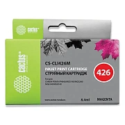 Картридж струйный CACTUS (CS-CLI426M) для CANON Pixma MG5140/5240/6140/8140, пурпурный